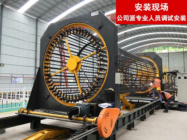 數控鋼筋籠滾焊機